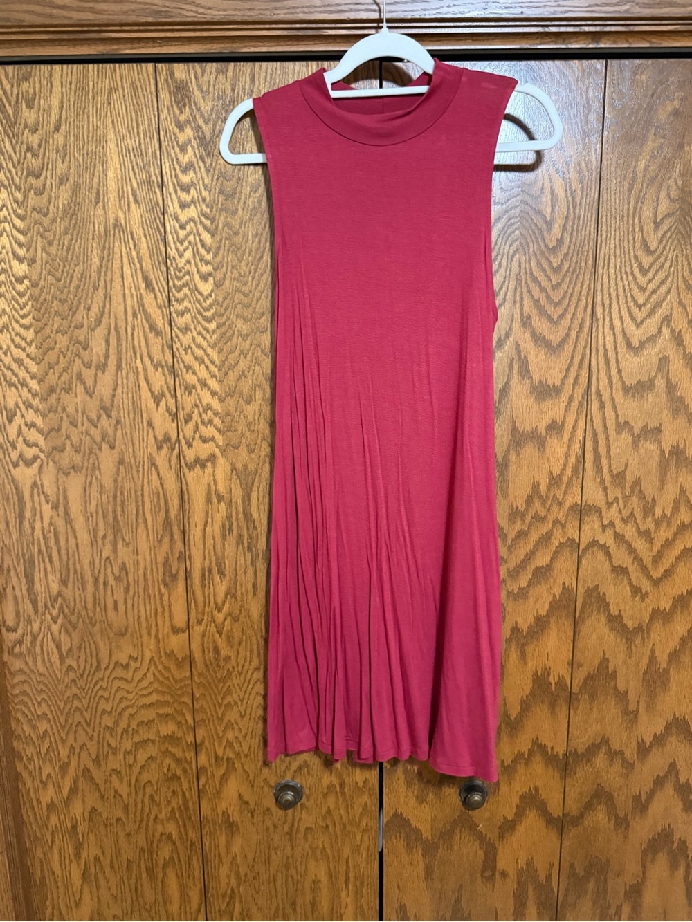 Daytrip Sleeveless Raspberry Swing Dress